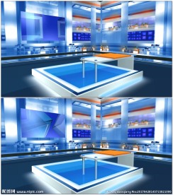 新闻栏目演播室