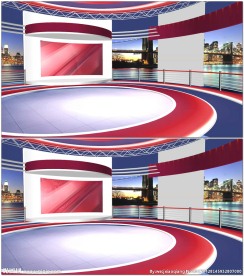 栏目包装虚拟演播室