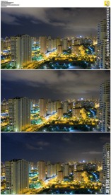 西班牙城市夜景延时摄影