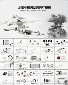 中国风商务汇报PPT