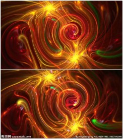 抽象背景线条分形动画