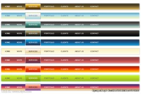 导航条网页设计元素