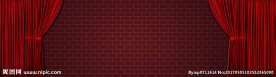 复古风格舞台背景