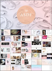 高端时尚珠宝展示品牌宣传PPT