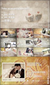 唯美婚礼开场视频电子相册PPT