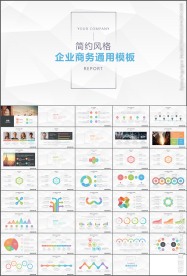 简约大气商业计划书PPT模板