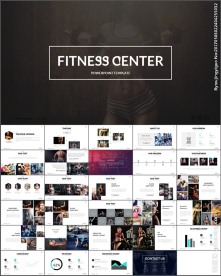 健身类品牌宣传产品介绍PPT