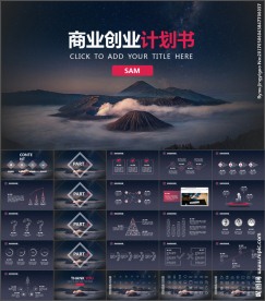 高端公司介绍商业计划书PPT