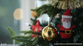 圣诞节视频素材 圣诞树