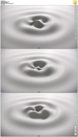 白色液体波纹