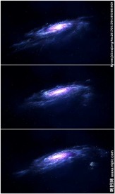 银河系旋转舞台背景