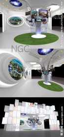 未来展台 时尚展台 现代展台