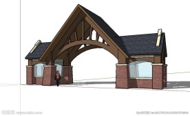 东南亚风格大门