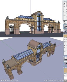 SU法式风格大门