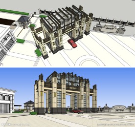 SU欧式经典大门