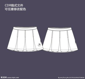 百褶短裙半身裙子