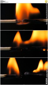 火柴点燃另一根火柴