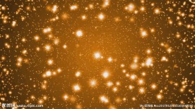 金色闪耀舞台粒子闪烁