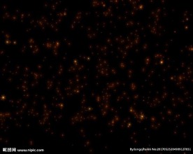 金色粒子向上漂浮视频素材