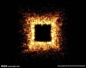 金色粒子转场特效视频素材