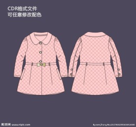 女装长款风衣外套