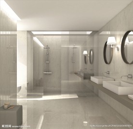 瓷砖效果图 浴室  洗手间