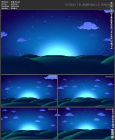 卡通 节日背景 漫画  蓝天