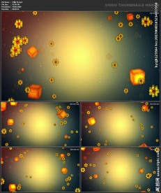 唯美 节日背景 漫画 金黄