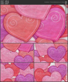 桃心 爱心 婚礼 喜庆 粒子歌