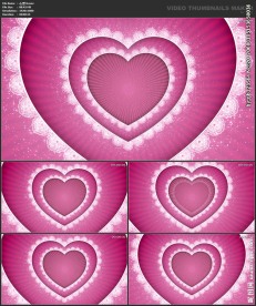 桃心 爱心 婚礼 喜庆 粒子歌