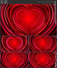 桃心 爱心 婚礼 喜庆 粒子歌