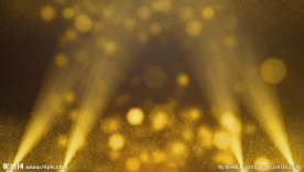 大气金色舞台背景