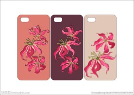 印花花卉手机壳