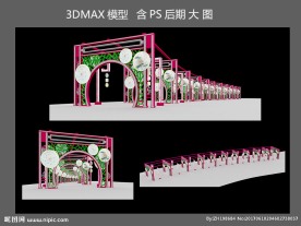 白蛇传古典爱情长廊美陈设计