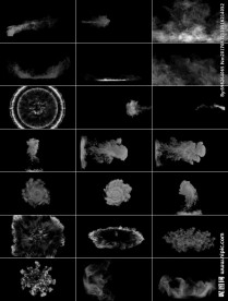 58组烟雾、冲击波等视频素材收