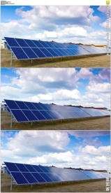 太阳能矩阵电池板