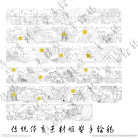传统文化体育雕塑素材