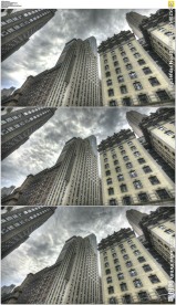 纽约摩天大楼乌云