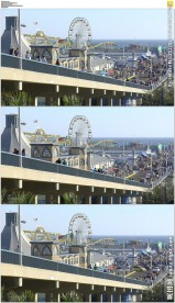 圣莫尼卡码头车流人流