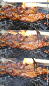 烧烤鸡翅鸡腿