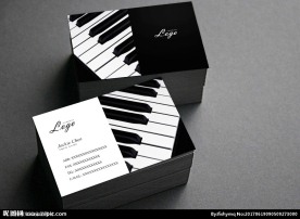 琴行名片