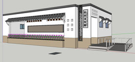 中式卫生间建筑草图大师SU模型