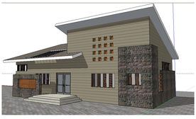 现代卫生间厕所草图大师SU模型