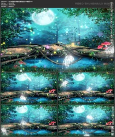 唯美浪漫 婚礼背景 月夜唯美