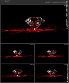 浪漫背景 婚礼婚庆 红色钻石