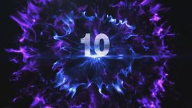 金属数字10秒倒计时