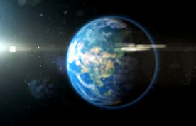 地球俯冲定位点特效