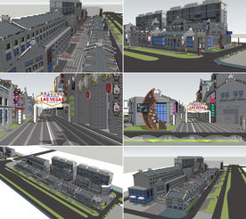 商业街精品模型