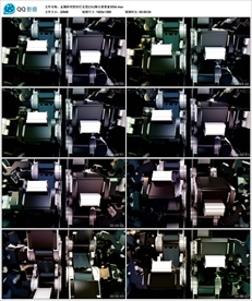 金属阵列变形灯光变幻VJ背景