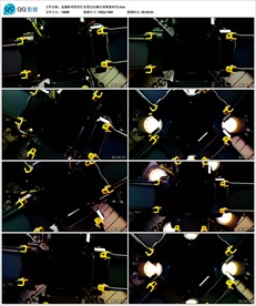 金属阵列变形灯光变幻VJ背景